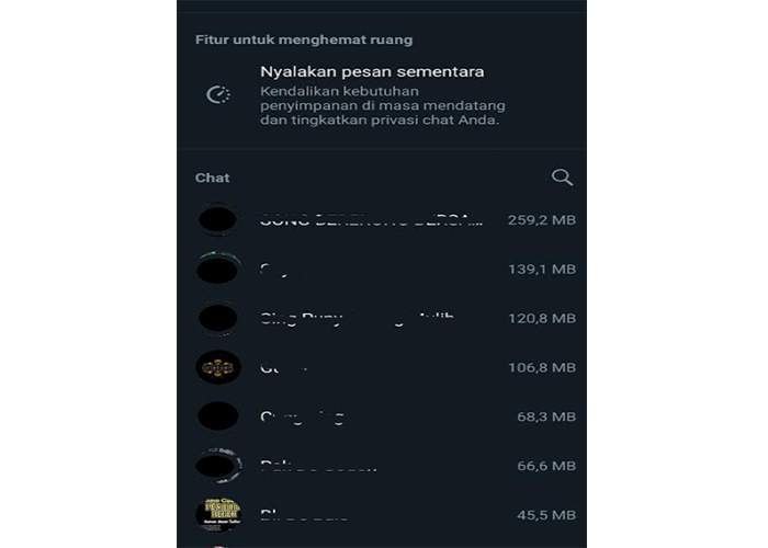 Cara Melihat Sampah WhatsApp