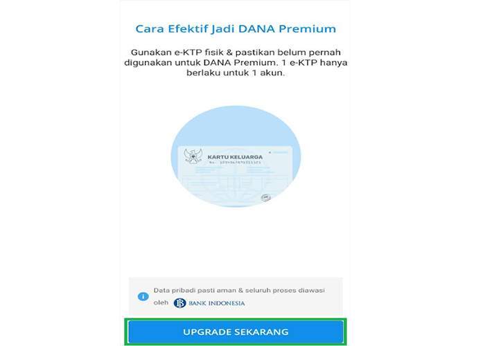 Cara Membuat Akun Dana Menjadi Premium