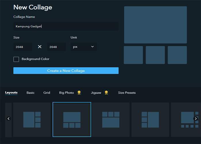 Menggabungkan Foto Secara Online Dengan Ribbet