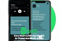 Cara Share Lirik Lagu Spotify ke Teman dan Media Sosial