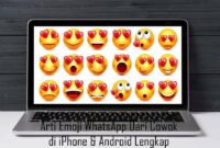 Arti Emoji WhatsApp Dari Cowok di iPhone & Android Lengkap