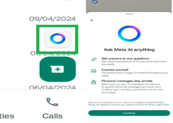 Cara Memunculkan Meta AI di WhatsApp