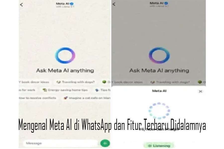 Mengenal Meta AI di WhatsApp dan Fitur Terbaru Didalamnya