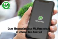 Cara Menonaktifkan WA Sementara di iPhone dan Android